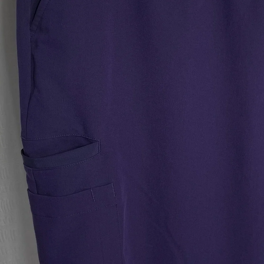 FIGS Men's Technical Collection Tansen Jogger Cargo Scrub Pants XXL Purple Jam